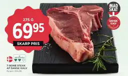 MENY T-BONE STEAK AF DANSK KALV tilbud