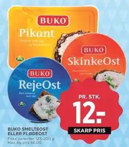 MENY BUKO smelteost / flødeost tilbud