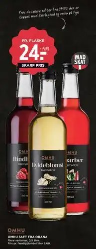 MENY OMHU Saft fra Orana tilbud
