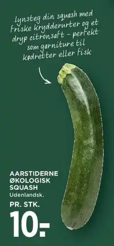 MENY Aarstiderne økologisk squash tilbud