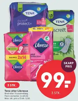 SPAR Tena eller Libresse tilbud