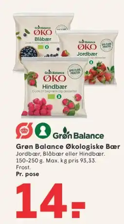 SPAR Grøn Balance Økologiske Bær tilbud