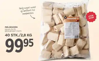 MENY Pølsehorn tilbud