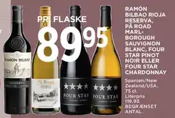 MENY Ramón Bilbao Rioja Reserva / Pa Road / Four Star range tilbud
