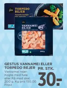 MENY Gestus Vannamei eller Torpedo rejer tilbud