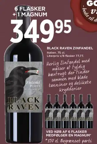 MENY Black Raven Zinfandel tilbud