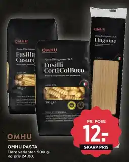 MENY OMHU Pasta tilbud