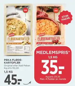 MENY Peka flødekartofler tilbud