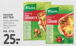 MENY Knorr - Lasagne / Lasagnette tilbud