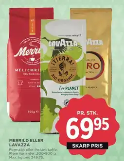 MENY Merrild eller Lavazza tilbud