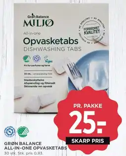 MENY All-in-one Opvasketabs (Dishwashing Tabs) tilbud
