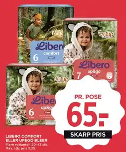 MENY Libero Comfort eller Up&Go bleer tilbud