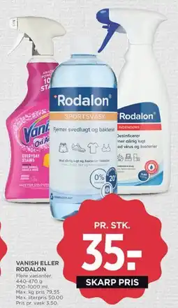 MENY Vanish eller Rodalon tilbud