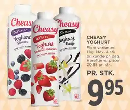 MENY Cheasy yoghurt tilbud