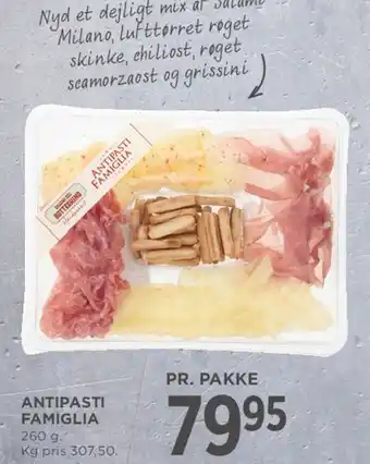 MENY Antipasti Famiglia tilbud