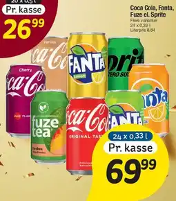 Fakta Tyskland Assorteret sodavand (kasse) tilbud