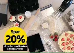 Løvbjerg På reolen med køkken og bageartikler tilbud