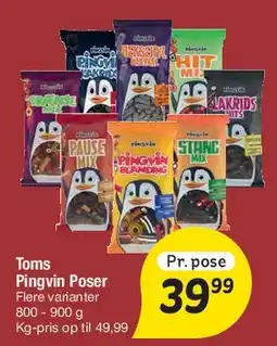 Fakta Tyskland Toms Pingvin Poser tilbud