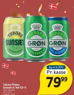 Fakta Tyskland Tuborg Pilsner / Sunset / Nul tilbud