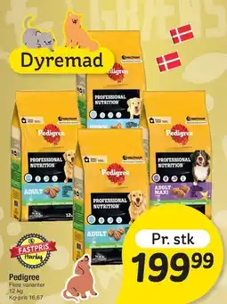 Fakta Tyskland Pedigree (tørfoder) tilbud