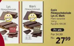 Fakta Tyskland Easis Pålægschokolade tilbud