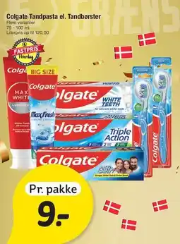 Fakta Tyskland Colgate Tandpasta & Tandbørster tilbud