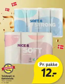 Fakta Tyskland Toiletpapir / Køkkenrulle tilbud