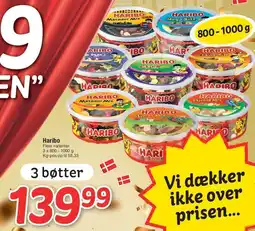 Fakta Tyskland Haribo - 3 bøtter tilbud
