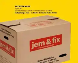jem & fix Flyttekasse tilbud