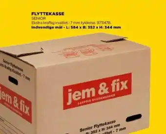 jem & fix Flyttekasse tilbud