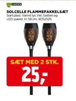 jem & fix Solcelle flammefakkelsæt tilbud