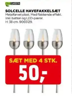 jem & fix Solcelle havefakkelsæt tilbud