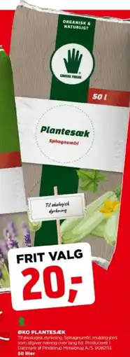 jem & fix Øko plantesæk tilbud