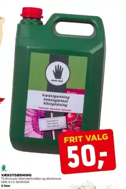 jem & fix Vækstgødning tilbud