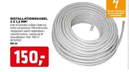 jem & fix Installationskabel 3 x 1,5 mm² tilbud