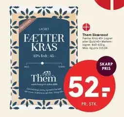 SPAR Them Skæreost tilbud