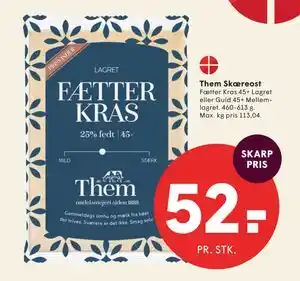 SPAR Them Skæreost tilbud