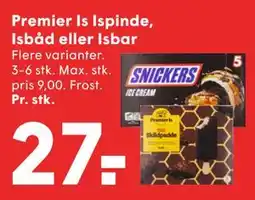 SPAR Premier Is Ispinde, Isbåd eller Isbar tilbud