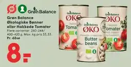 SPAR Grøn Balance Økologiske Bønner eller Hakkede Tomater tilbud