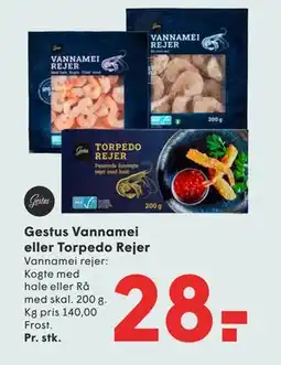 SPAR Gestus Vannamei eller Torpedo Rejer tilbud