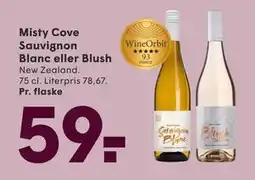 SPAR Misty Cove Sauvignon Blanc eller Blush tilbud