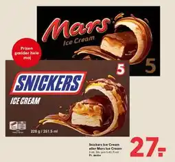 SPAR Snickers Ice Cream eller Mars Ice Cream tilbud