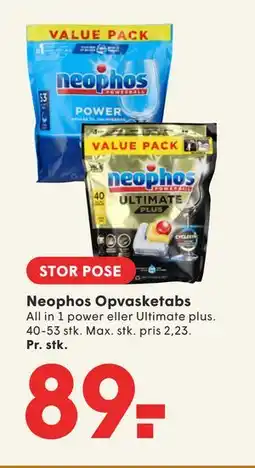 SPAR Neophos Opvasketabs tilbud
