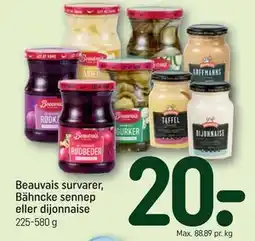 REMA 1000 Beauvais survarer, Bähncke sennep eller dijonnaise tilbud