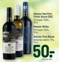 REMA 1000 Mentor Red Port Finish Douro DOC tilbud