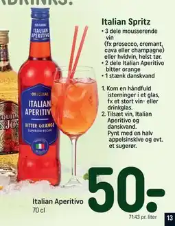 REMA 1000 Italian Aperitivo tilbud