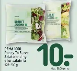 REMA 1000 REMA 1000 Ready To Serve Salatblanding eller salatmix tilbud