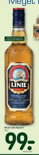 REMA 1000 Norsk Linie Aquavit tilbud