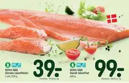 REMA 1000 REMA 1000 Dansk laksefilet tilbud