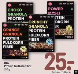 REMA 1000 OTA Protein fuldkorn fiber tilbud